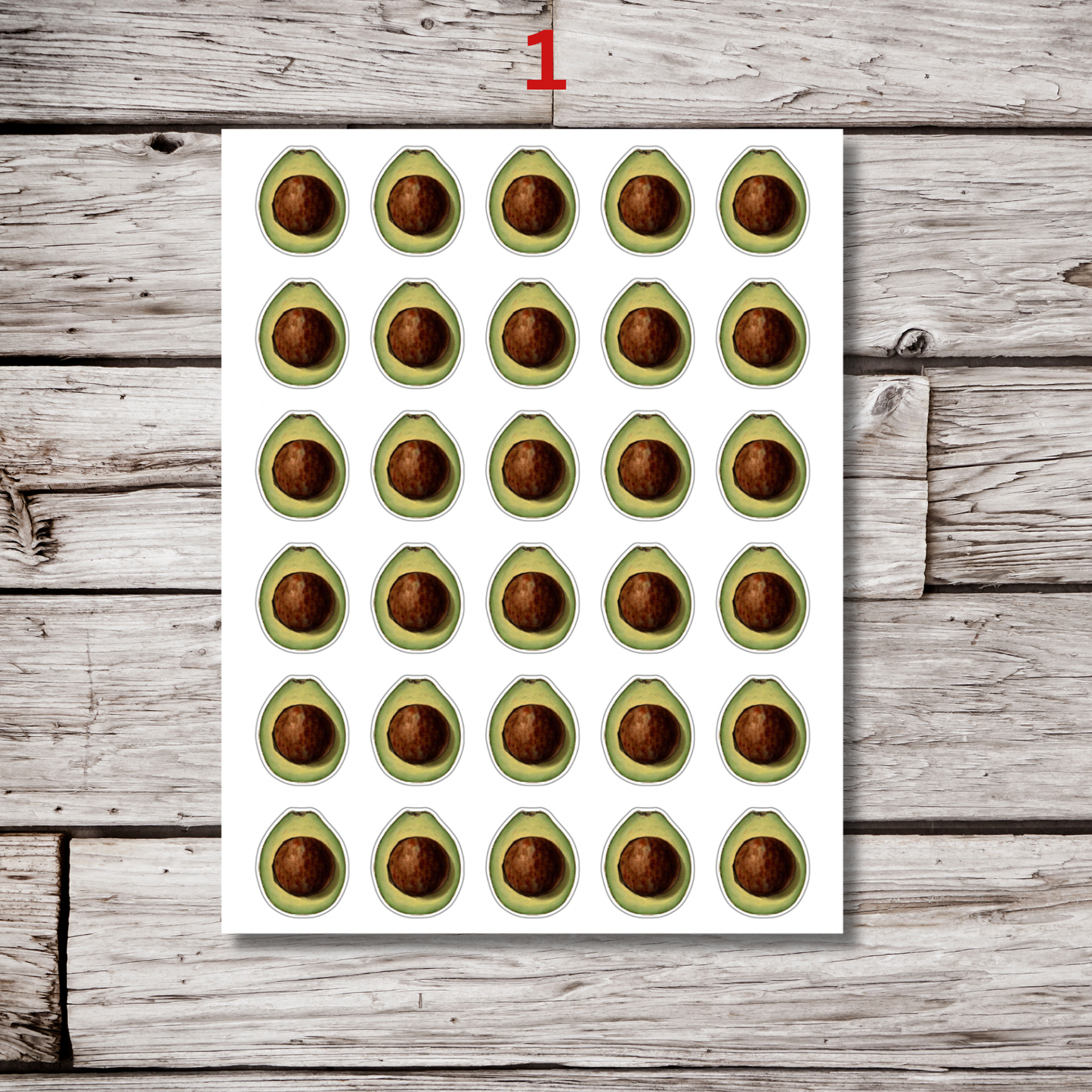 Avocado Sticker Sheet