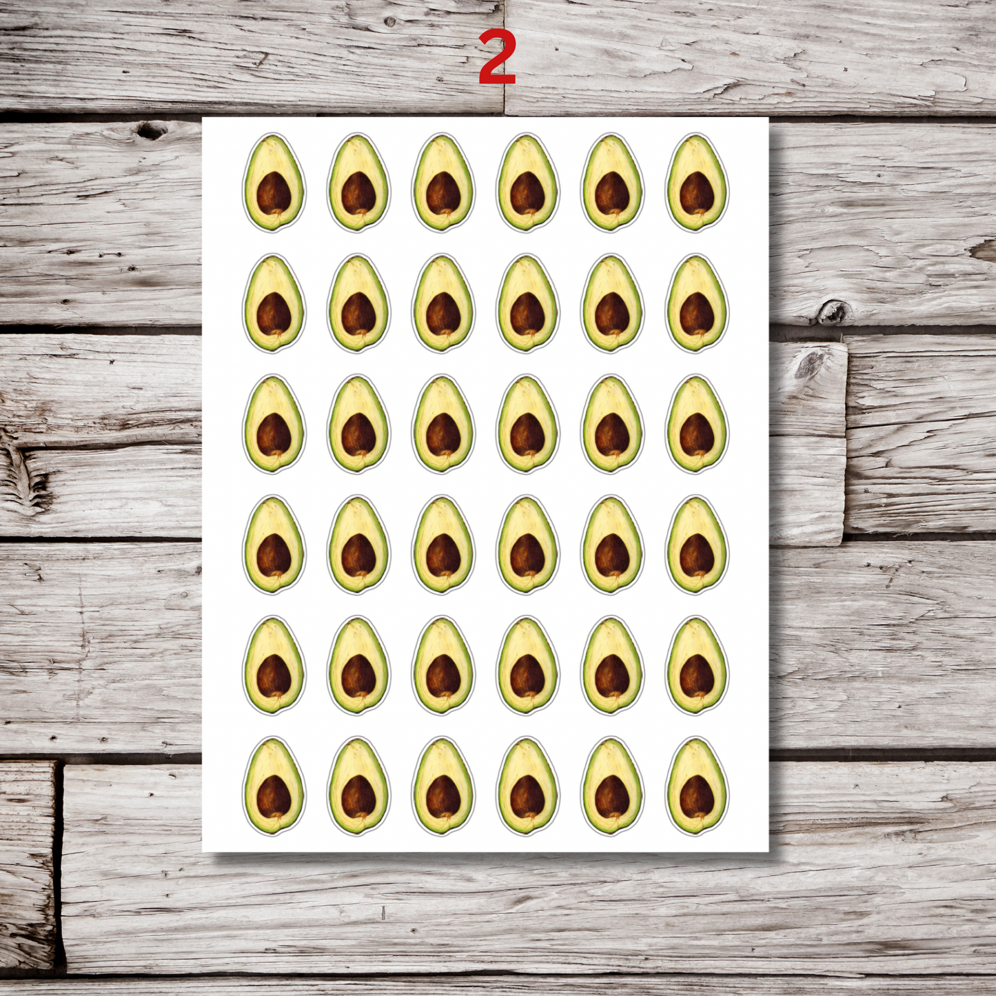 Avocado Sticker Sheet
