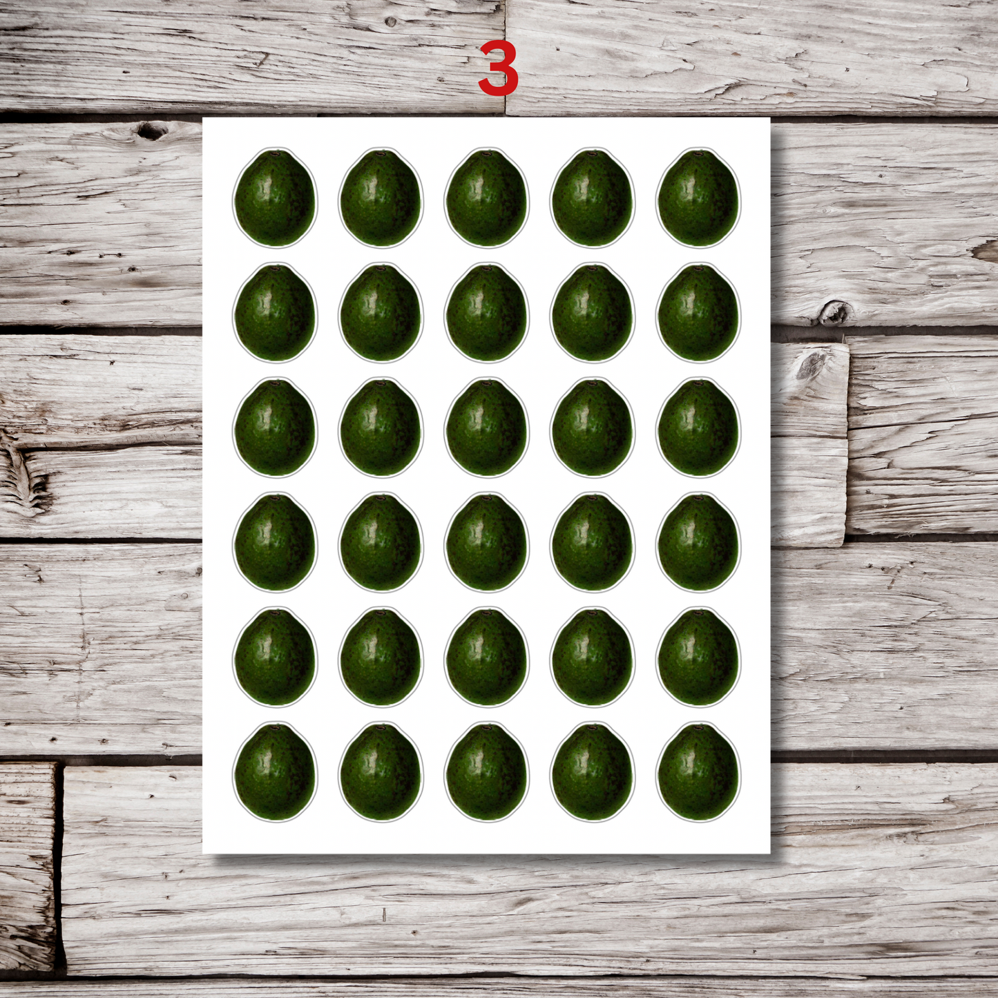 Avocado Sticker Sheet