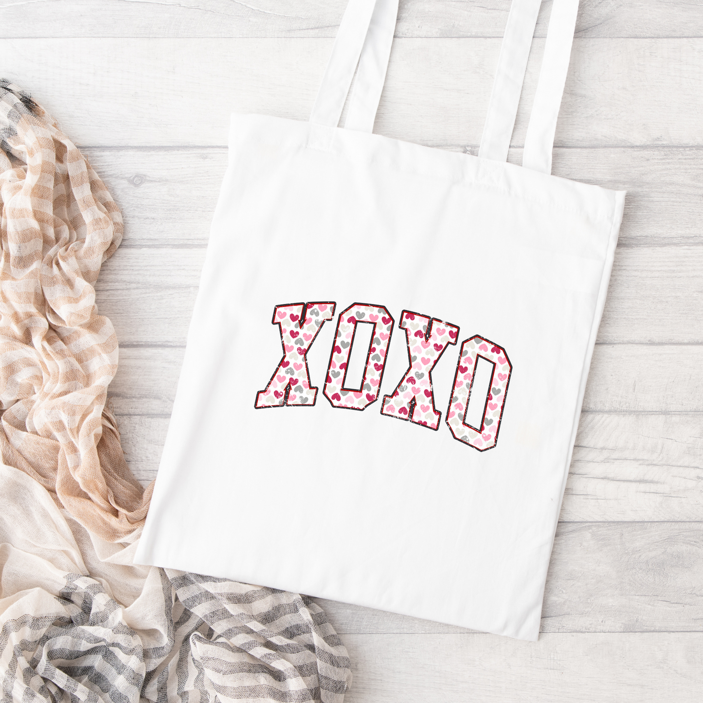 Xoxo Tote Bag, Reusable Tote Bag, Valentines Day Tote Bag
