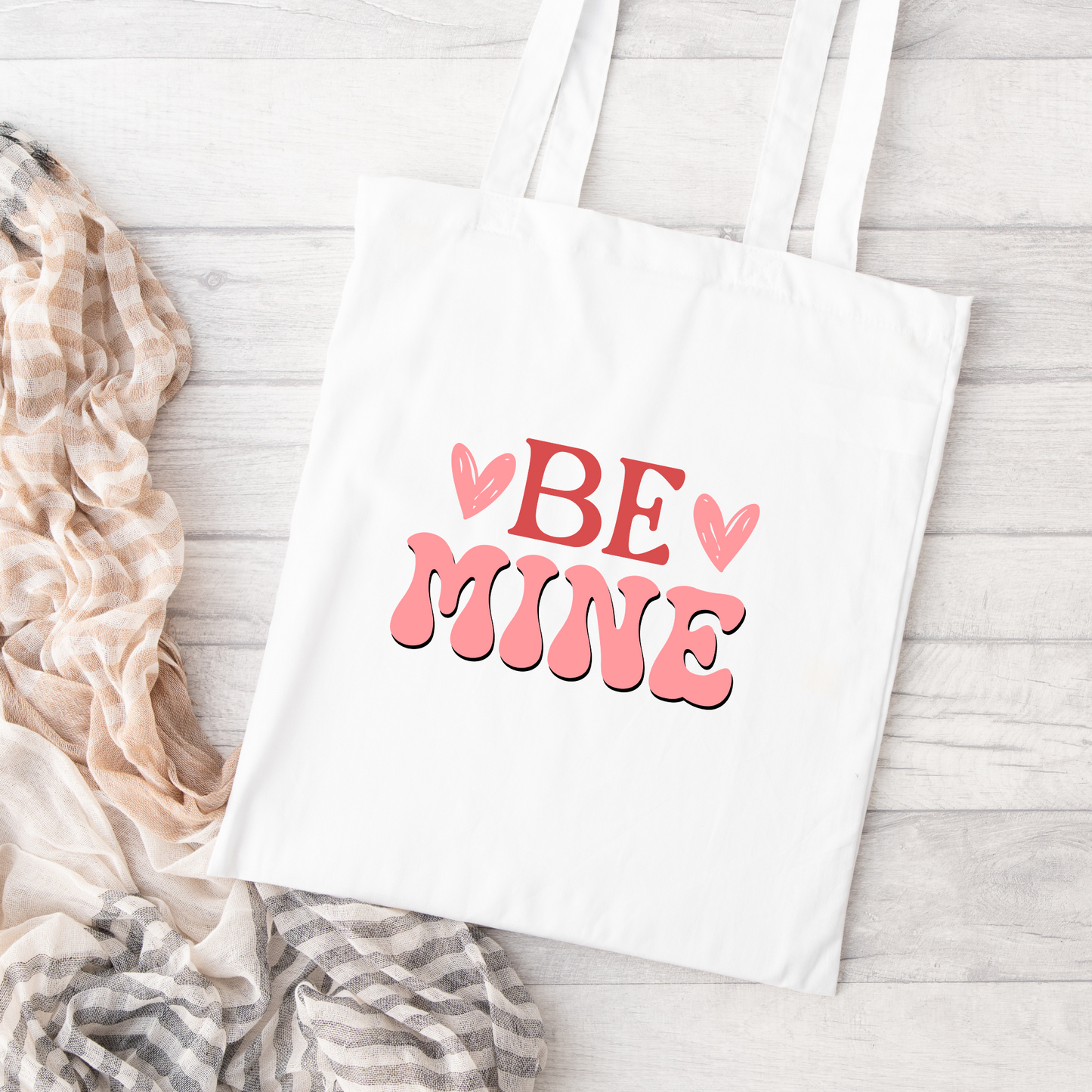 Be Mine Tote Bag, Reusable Tote Bag, Valentines Day Tote Bag