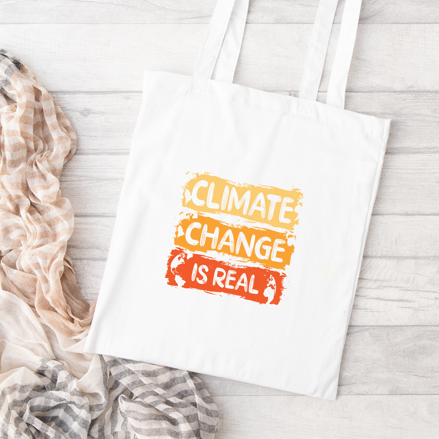 Climate Change Is Real Tote Bag, Conservation Tote Bag, Reusable Tote Bag, Environmental Tote Bag