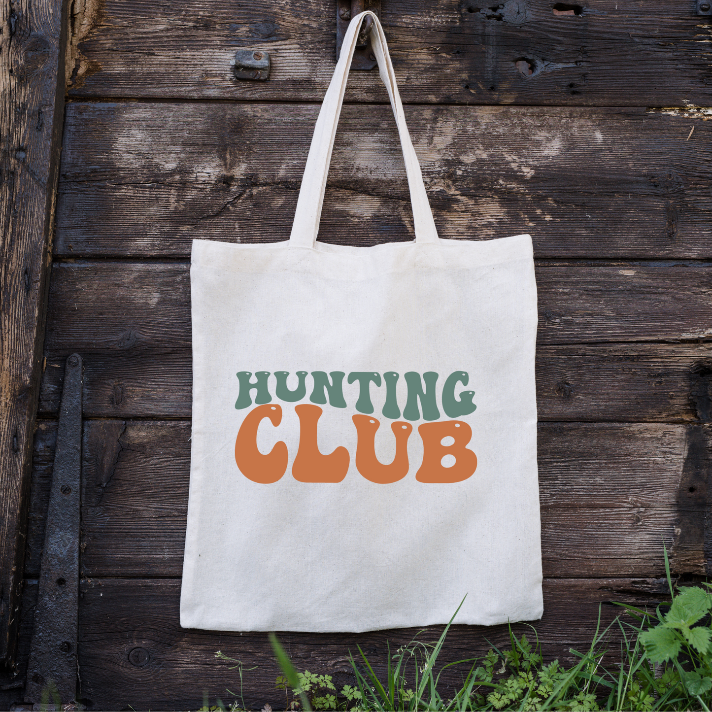 Hunting Club Tote Bag, Hunting Tote, Reusable Bag, Hunting Gift Tote Bag