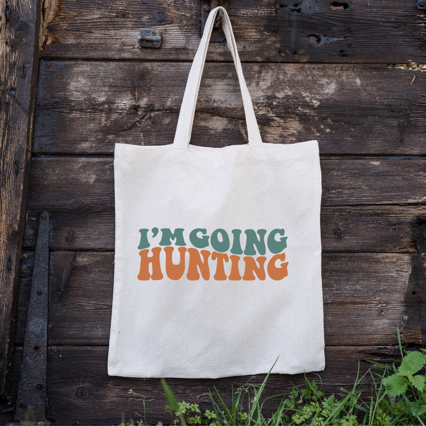 Im Going Hunting Tote Bag, Hunting Tote, Reusable Bag, Hunting Gift Tote Bag