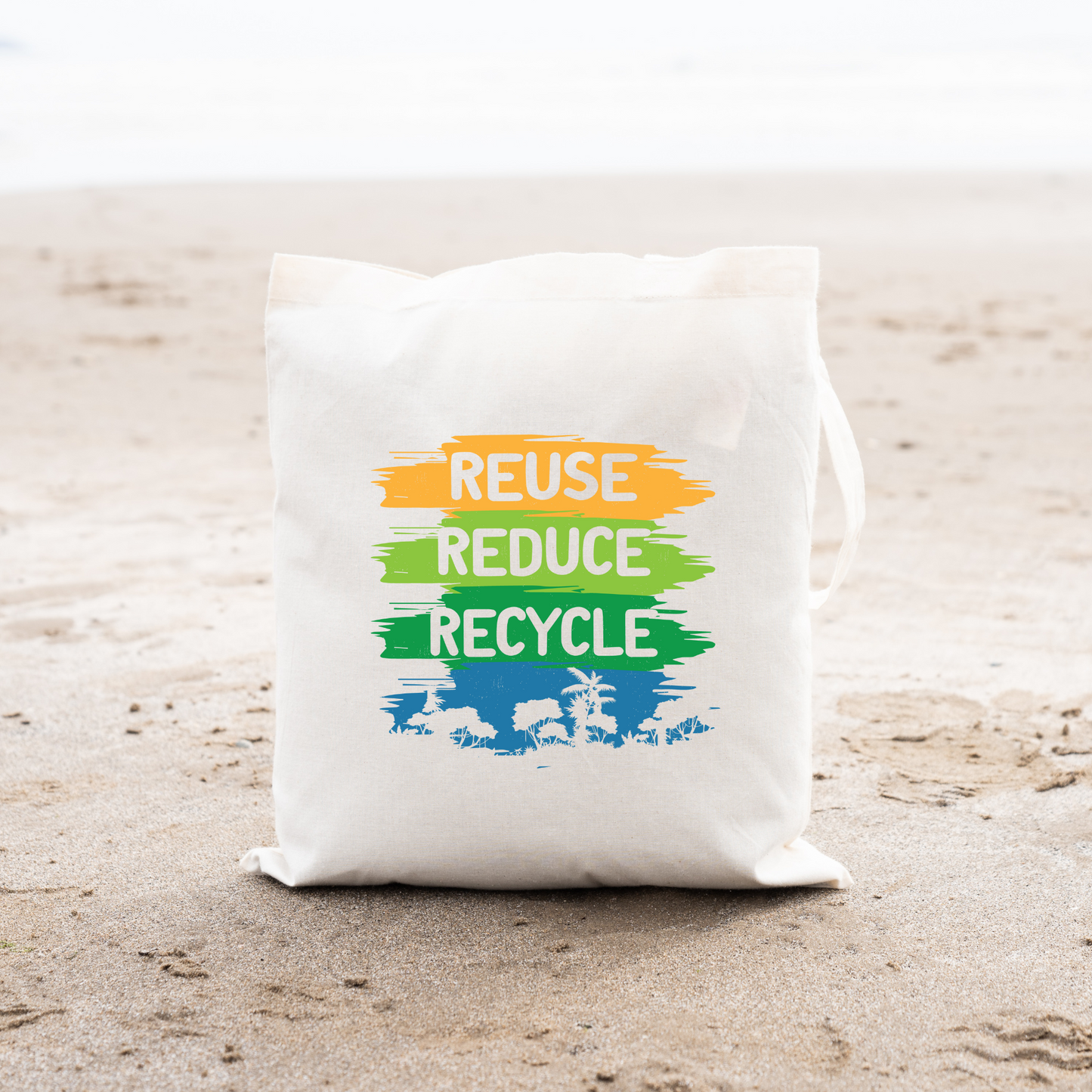 Reuse Reduce Recycle Tote Bag, Conservation Tote Bag, Reusable Tote Bag, Environmental Tote Bag
