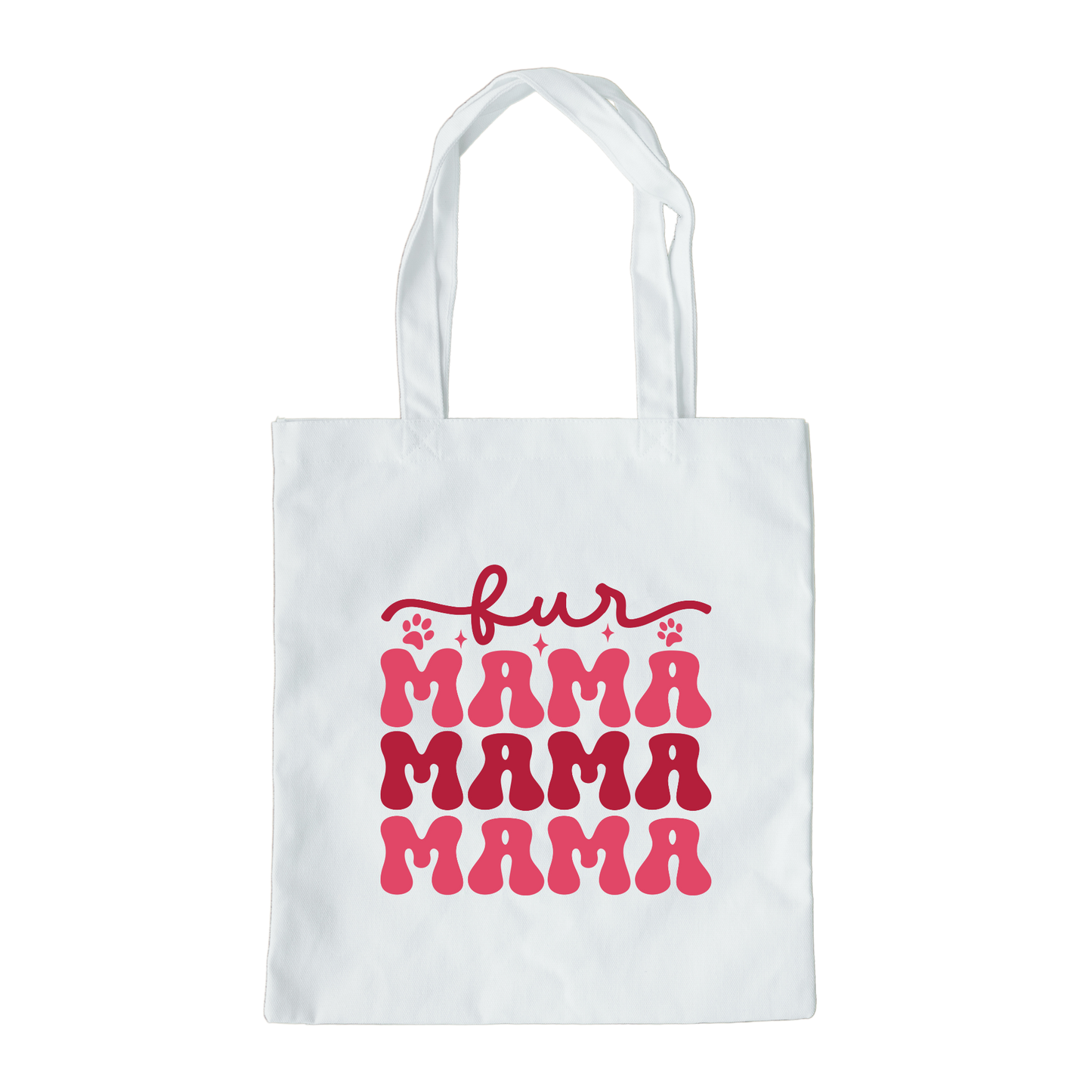 Fur Mama Tote Bag, Reusable Tote Bag, Valentines Day Tote Bag