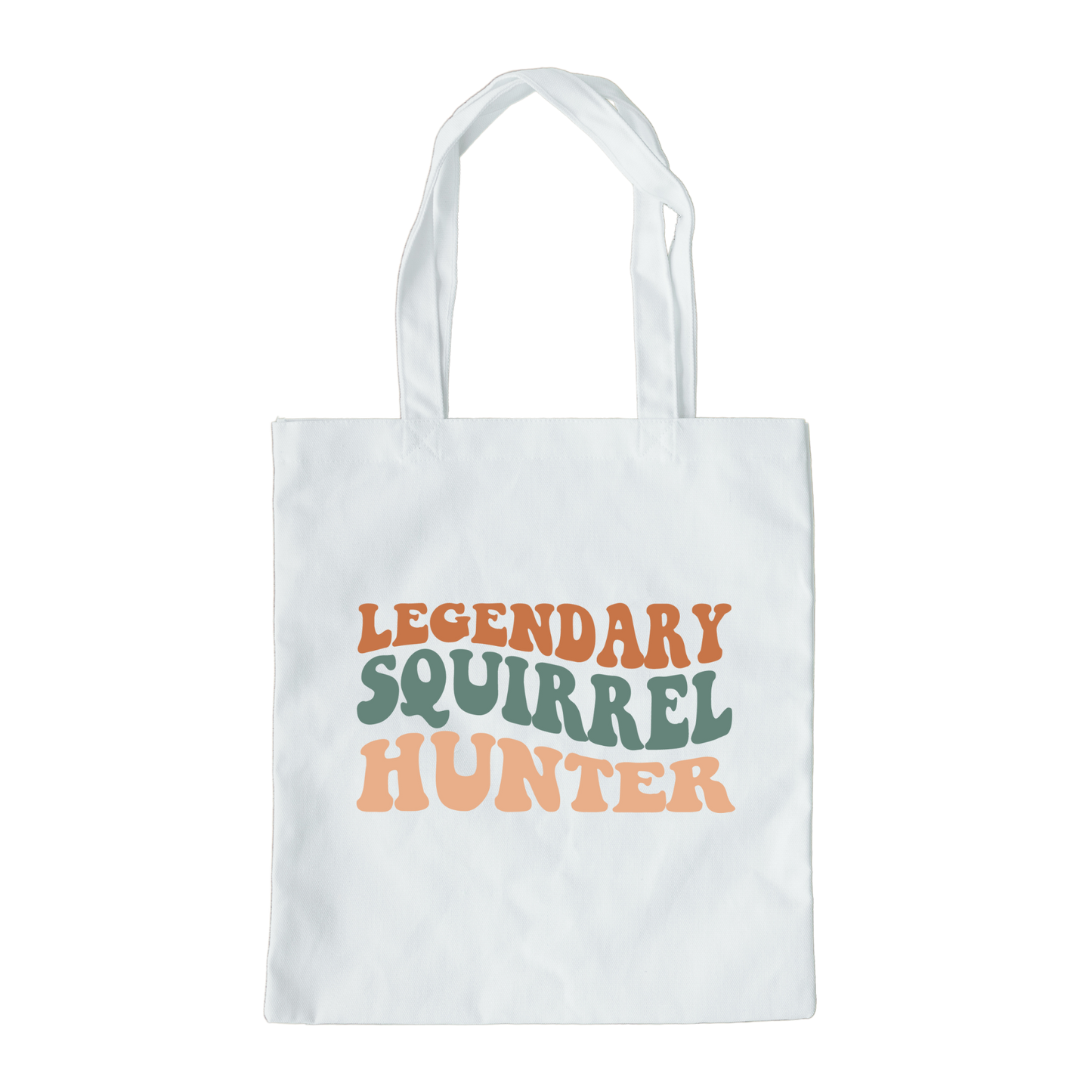 Legendary Squirrel Hunter Tote Bag, Hunting Tote, Reusable Bag, Hunting Gift Tote Bag