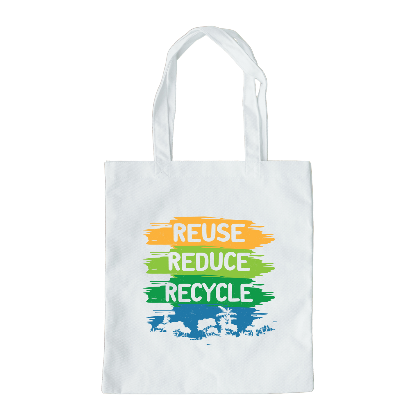 Reuse Reduce Recycle Tote Bag, Conservation Tote Bag, Reusable Tote Bag, Environmental Tote Bag