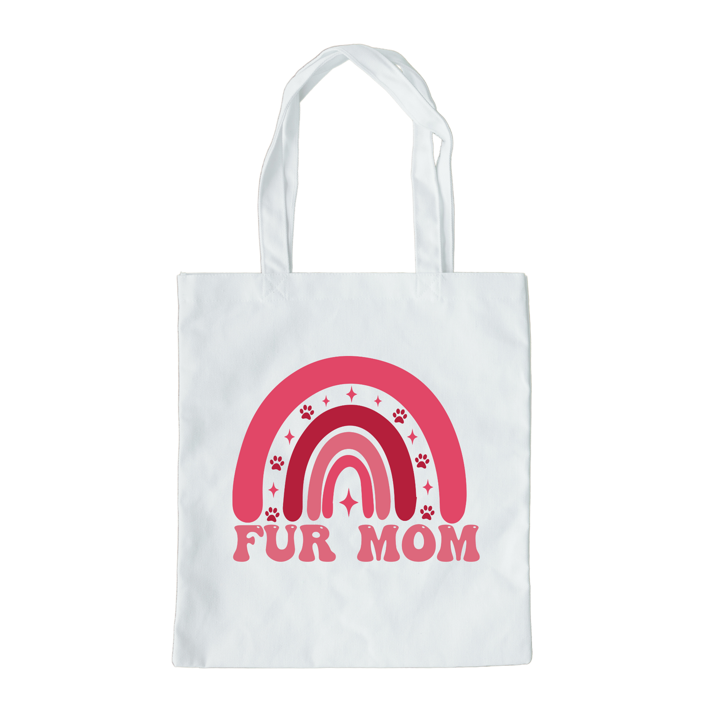 Fur Mom Tote Bag, Reusable Tote Bag, Valentines Day Tote Bag