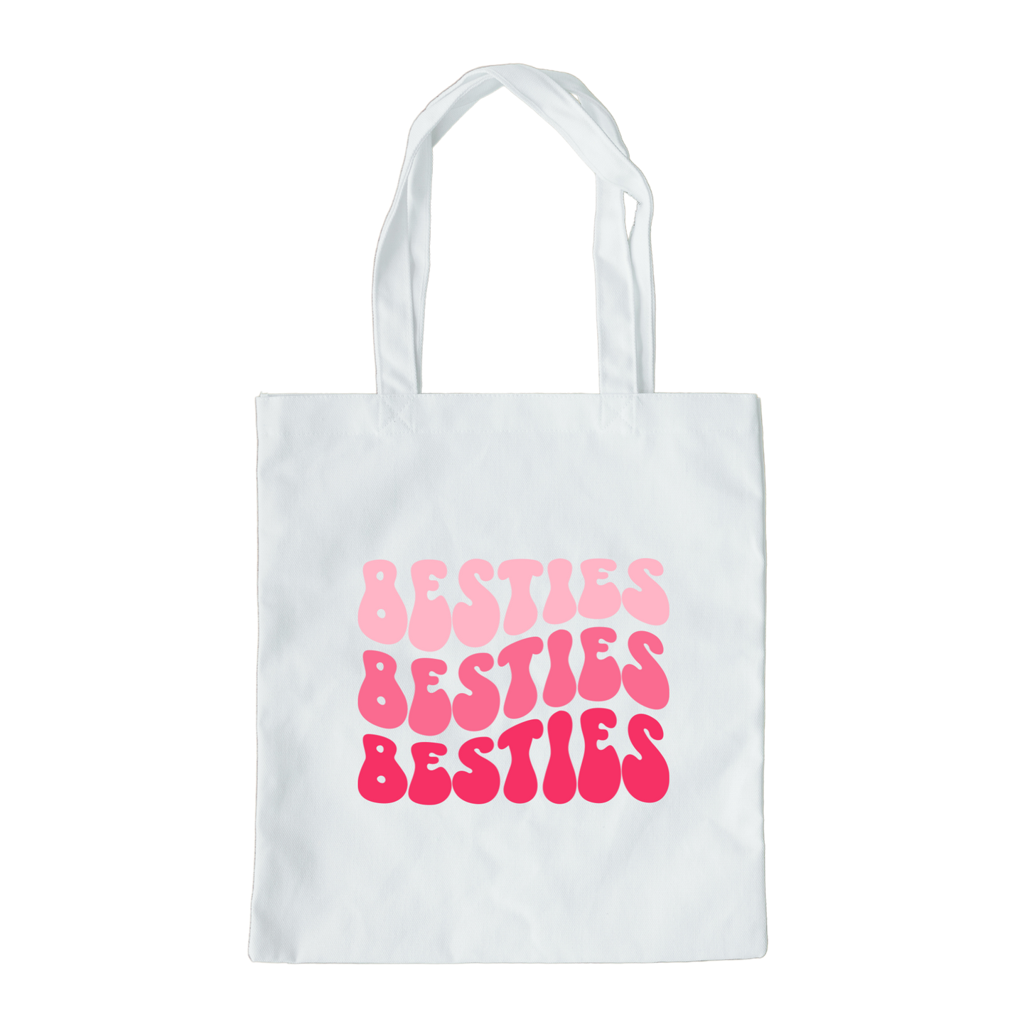 Besties Tote Bag, Reusable Tote Bag, Valentines Day Tote Bag