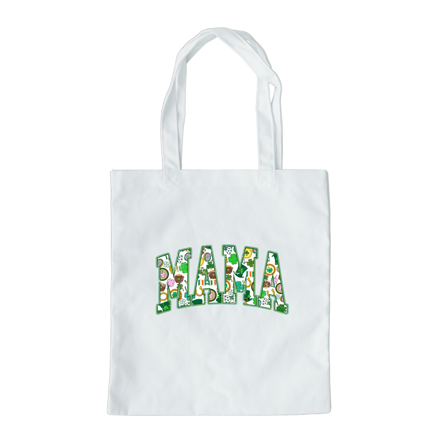 Mama Tote Bag, Reusable Tote Bag, St Patricks Day Tote Bag