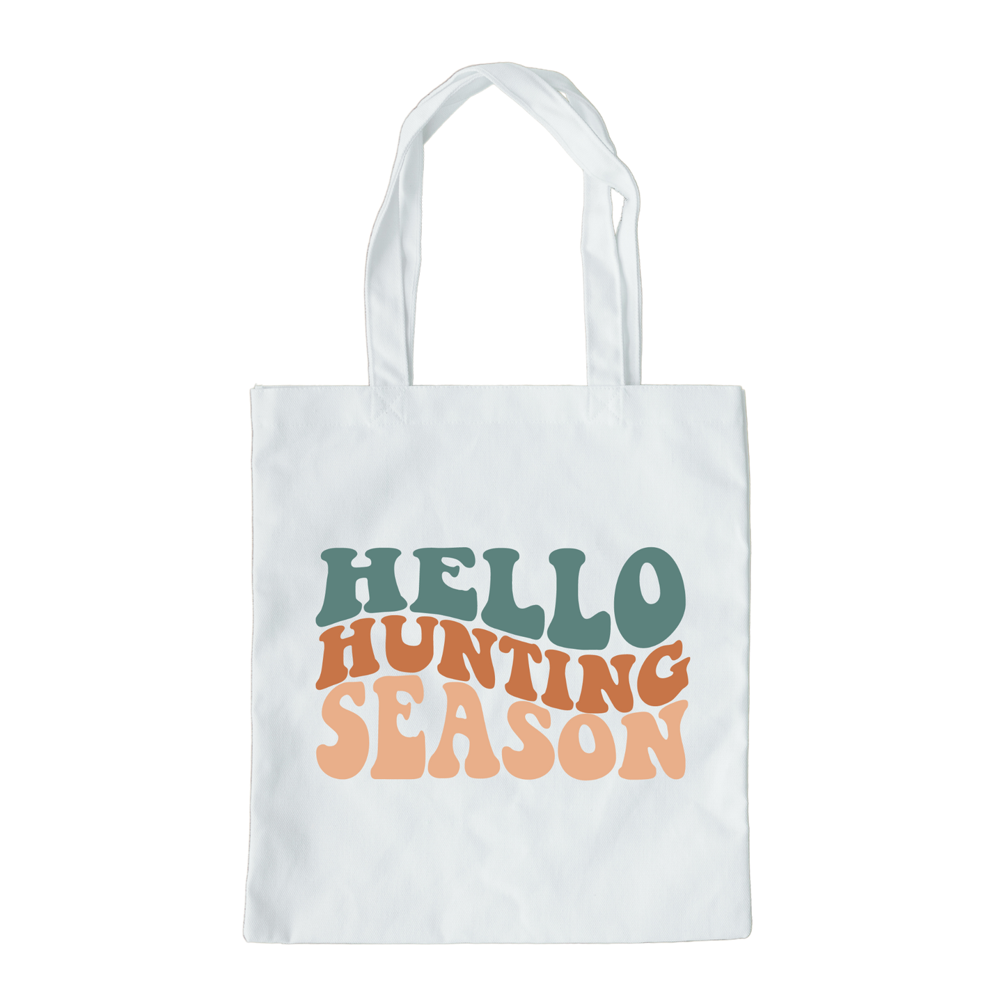 Hello Hunting Season Tote Bag, Hunting Tote, Reusable Bag, Hunting Gift Tote Bag
