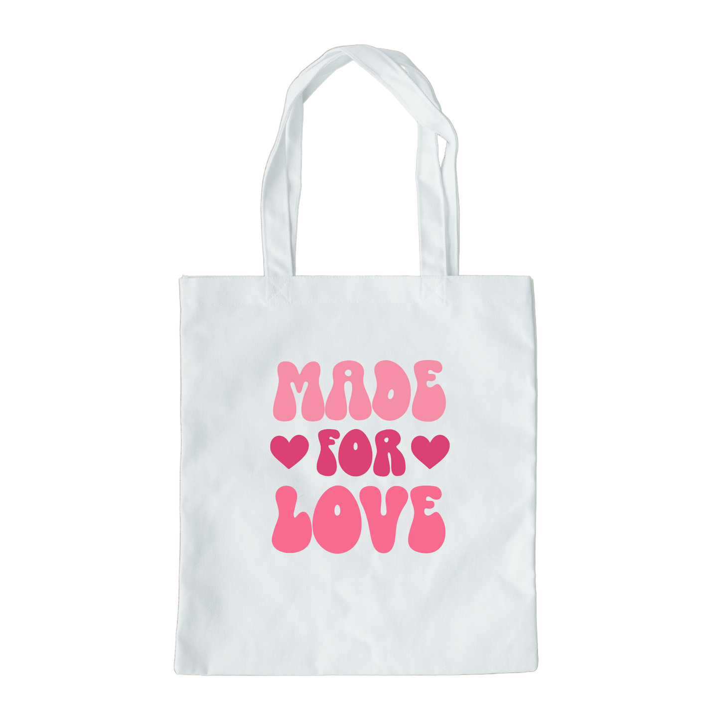 Made For Love Tote Bag, Reusable Tote Bag, Valentines Day Tote Bag