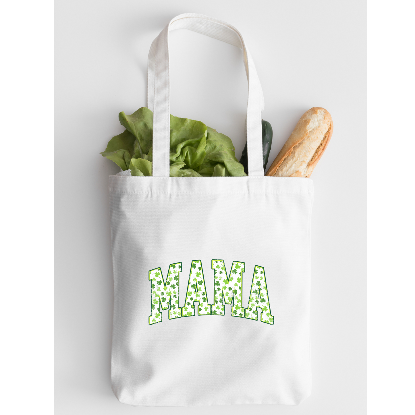 Mama Tote Bag, Reusable Tote Bag, St Patricks Day Tote Bag