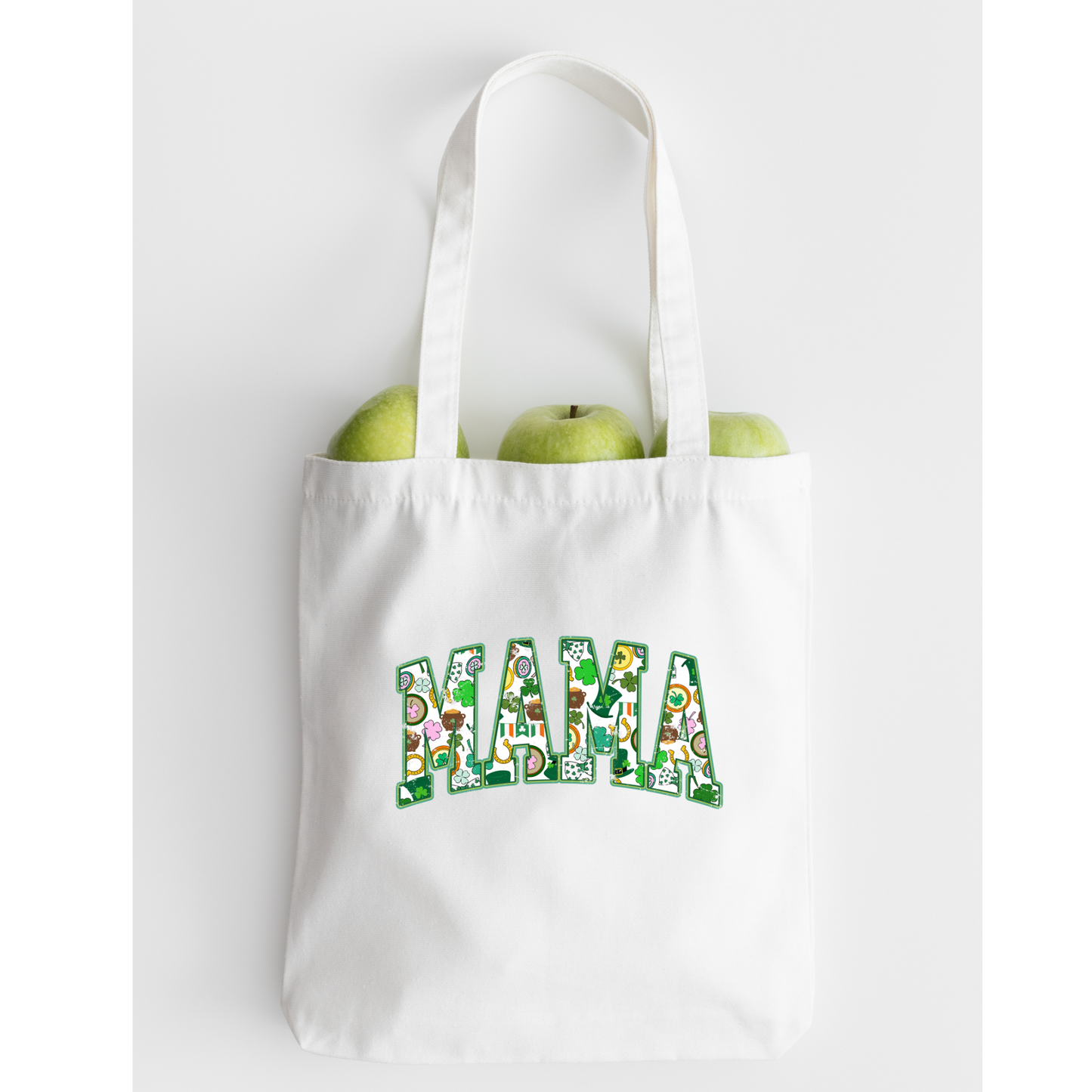 Mama Tote Bag, Reusable Tote Bag, St Patricks Day Tote Bag