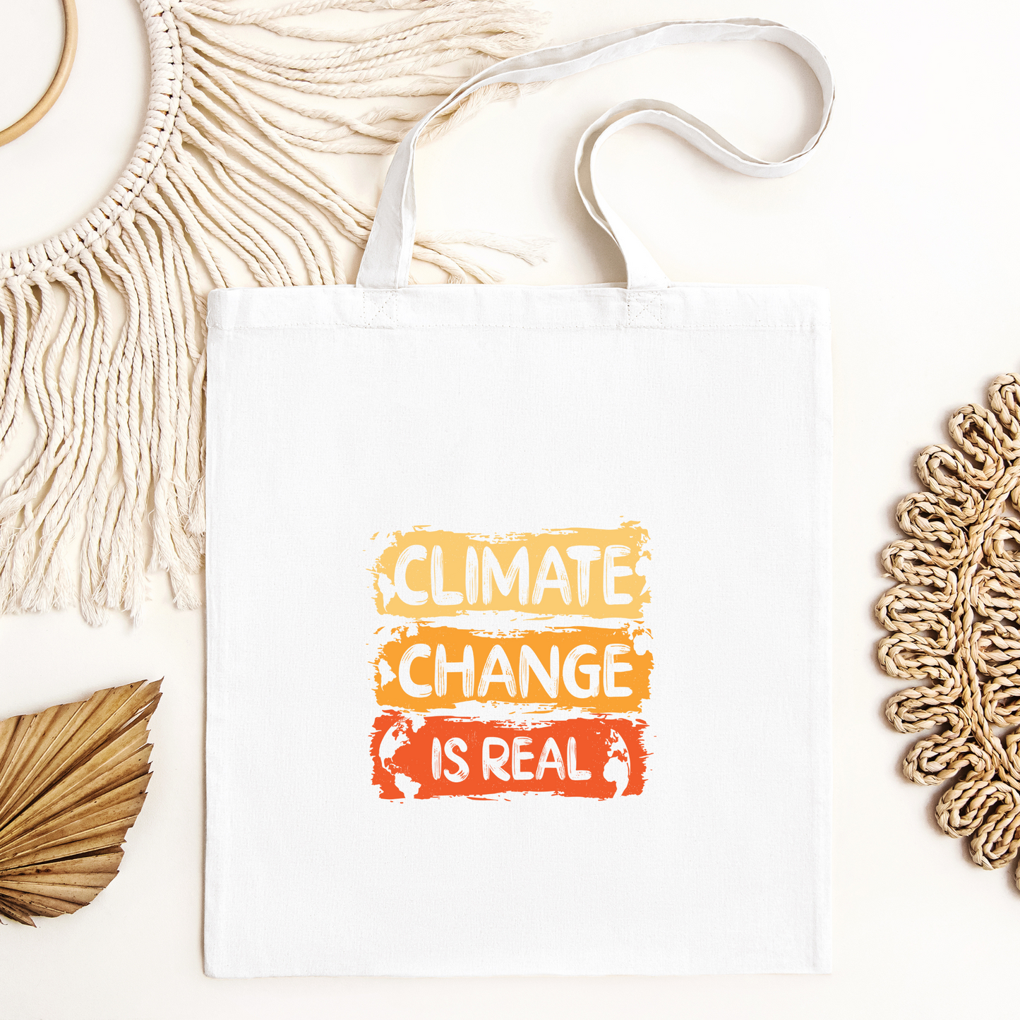 Climate Change Is Real Tote Bag, Conservation Tote Bag, Reusable Tote Bag, Environmental Tote Bag