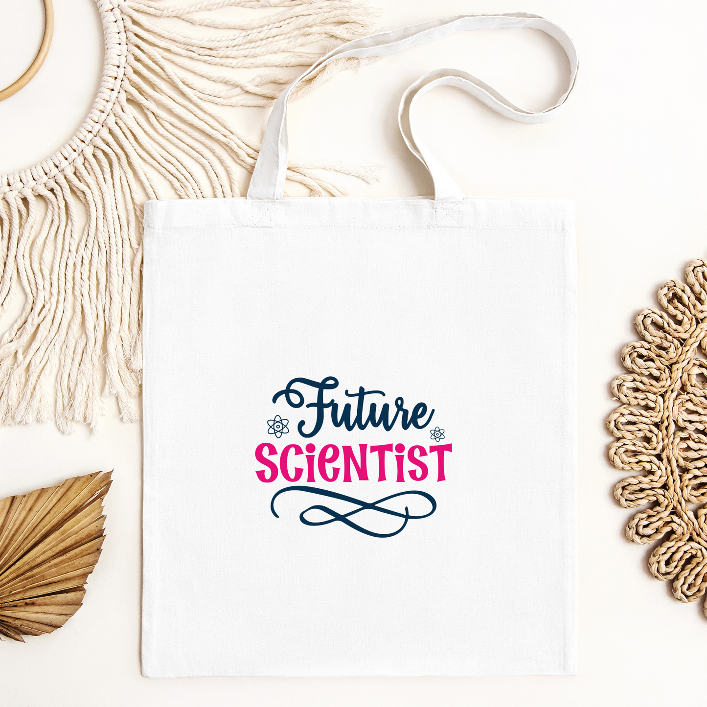 Future Scientist Tote Bag, Reusable Canvas Tote