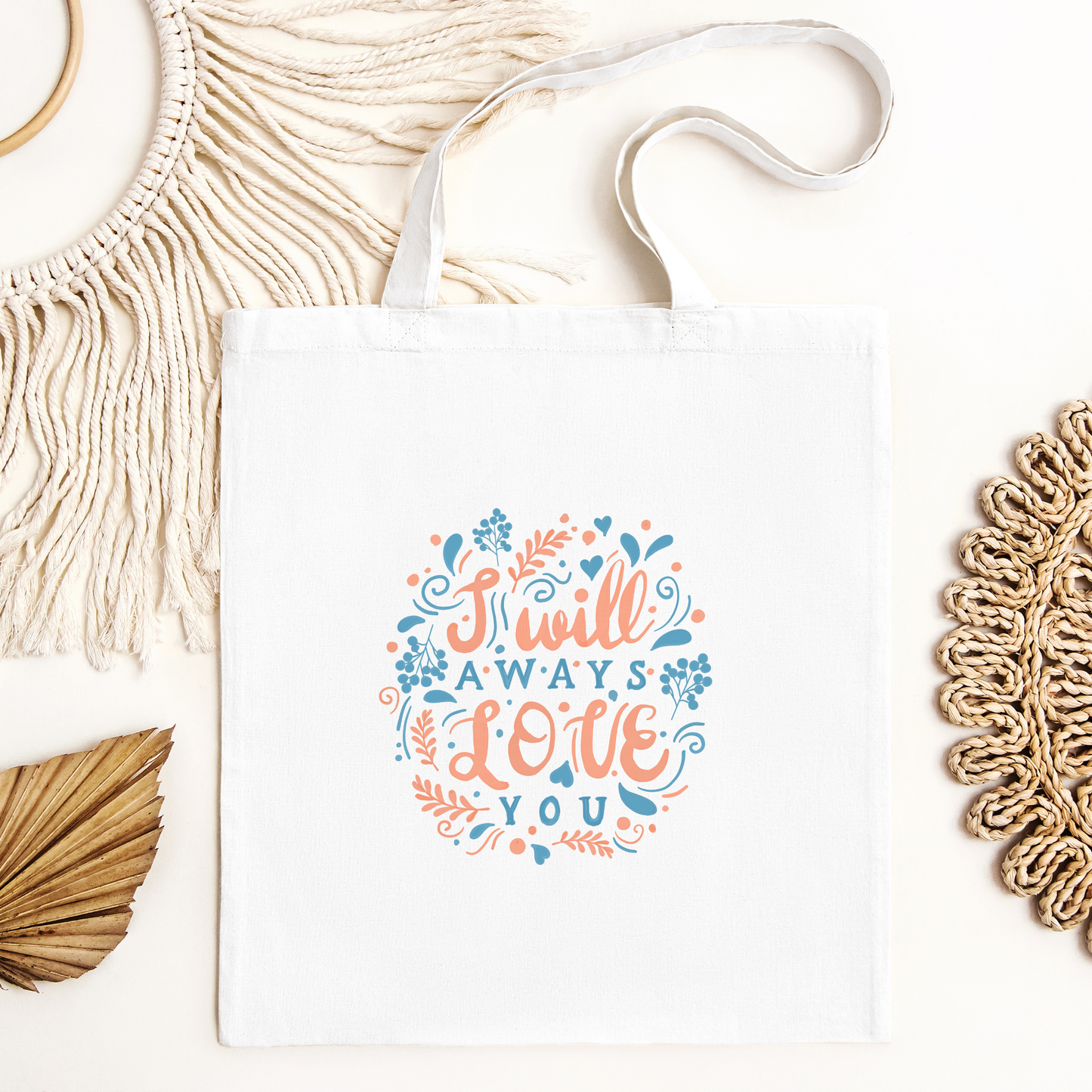 I Will Always Love You Tote Bag, Reusable Tote Bag, Valentines Day Tote Bag