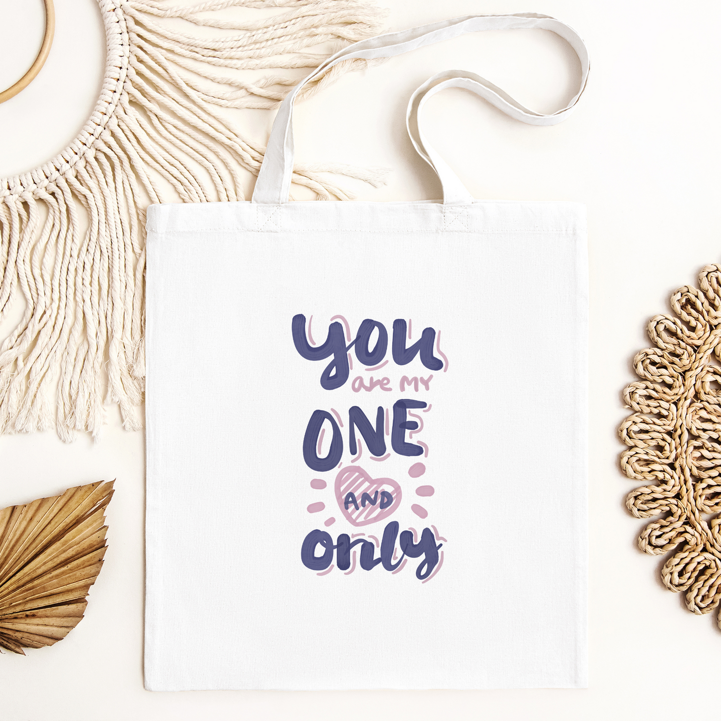 You Are My One And Only Tote Bag, Reusable Tote Bag, Valentines Day Tote Bag