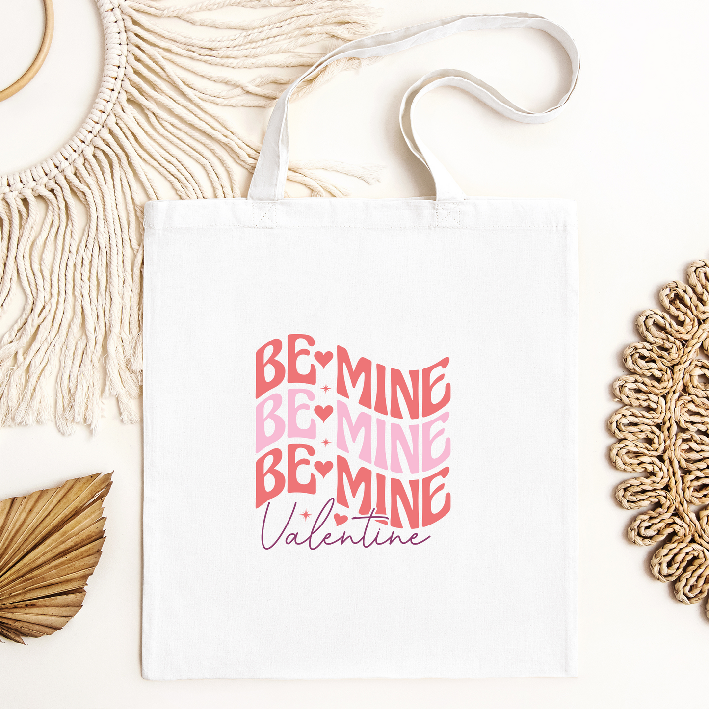 Be Mine Valentine Tote Bag, Reusable Tote Bag, Valentines Day Tote Bag