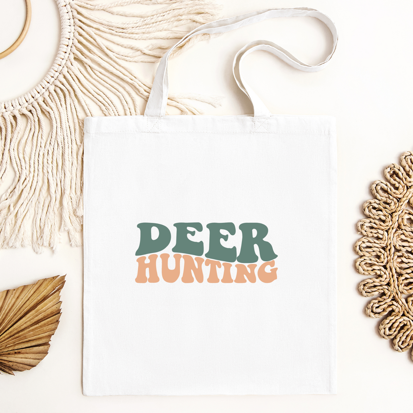 Deer Hunting Tote Bag, Hunting Tote, Reusable Bag, Deer Hunting Gift Tote Bag