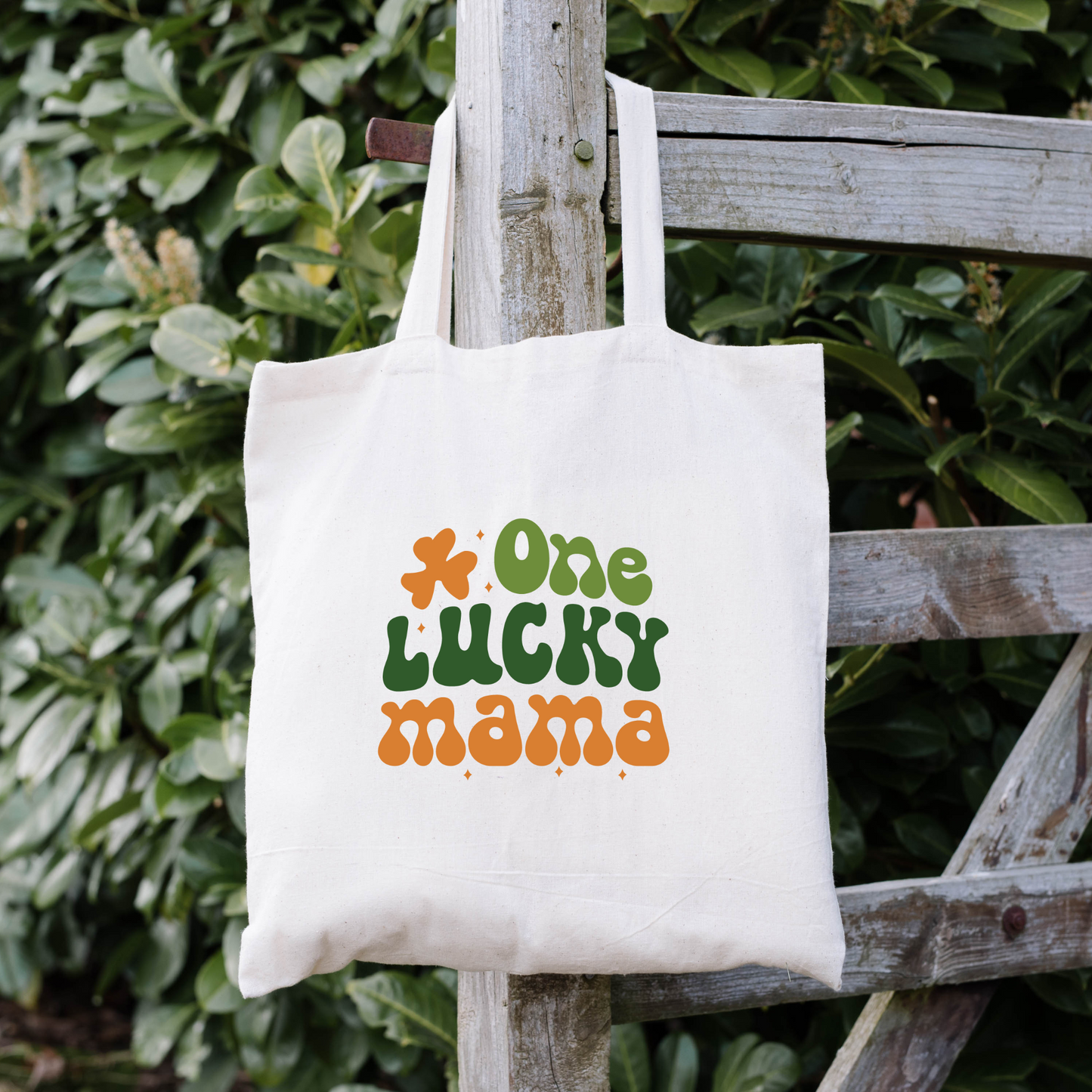 One Lucky Mama Tote Bag, Reusable Tote Bag, St Patricks Day Tote Bag