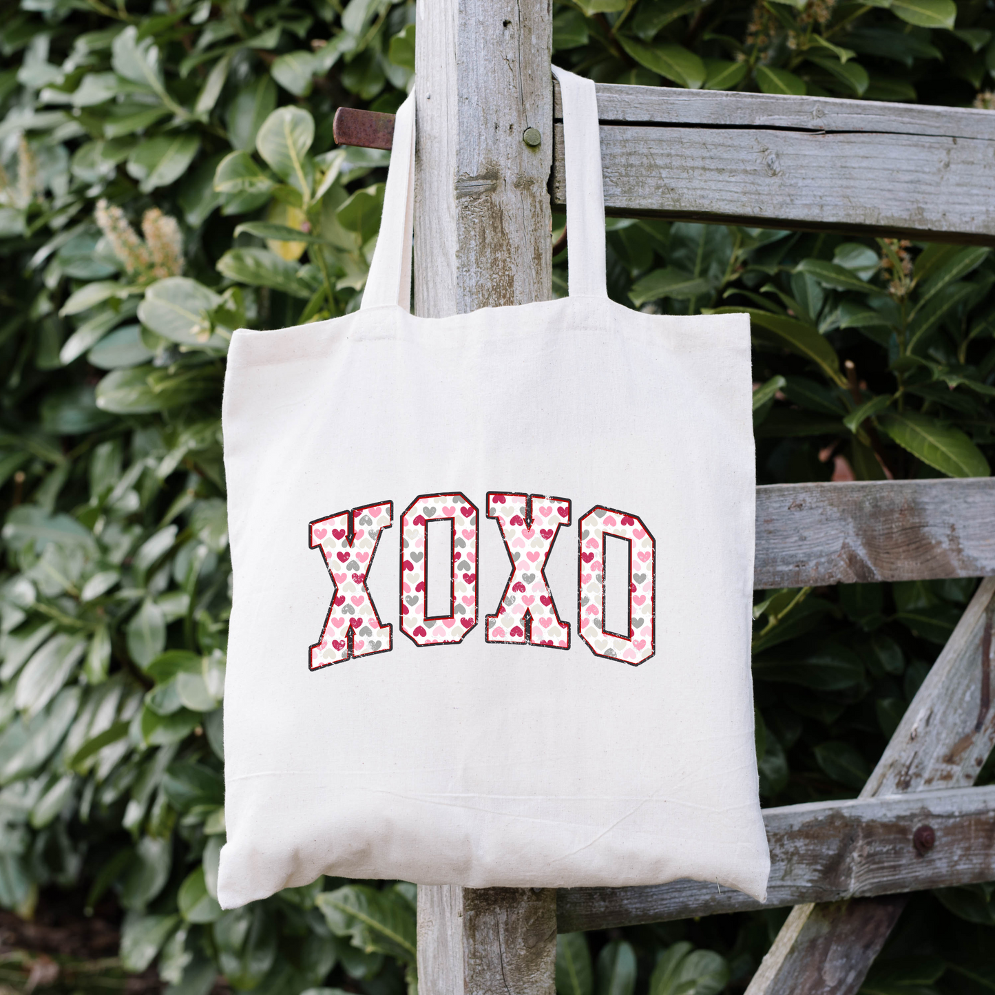 Xoxo Tote Bag, Reusable Tote Bag, Valentines Day Tote Bag