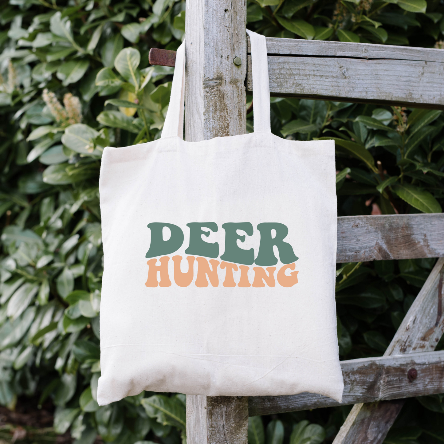 Deer Hunting Tote Bag, Hunting Tote, Reusable Bag, Deer Hunting Gift Tote Bag