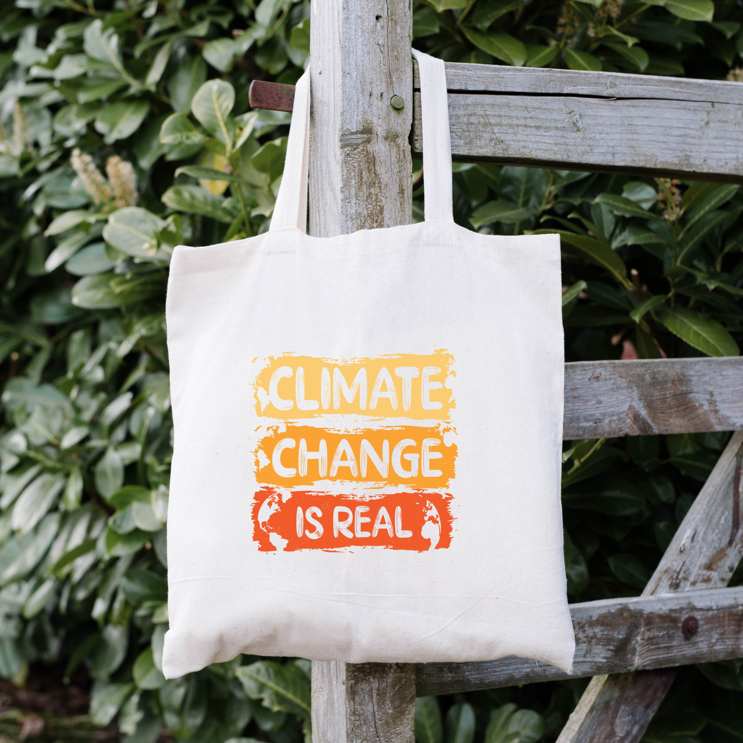 Climate Change Is Real Tote Bag, Conservation Tote Bag, Reusable Tote Bag, Environmental Tote Bag