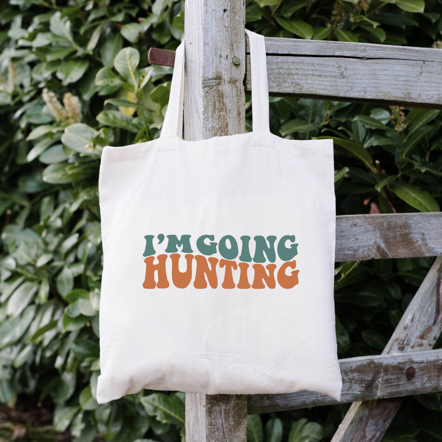 Im Going Hunting Tote Bag, Hunting Tote, Reusable Bag, Hunting Gift Tote Bag