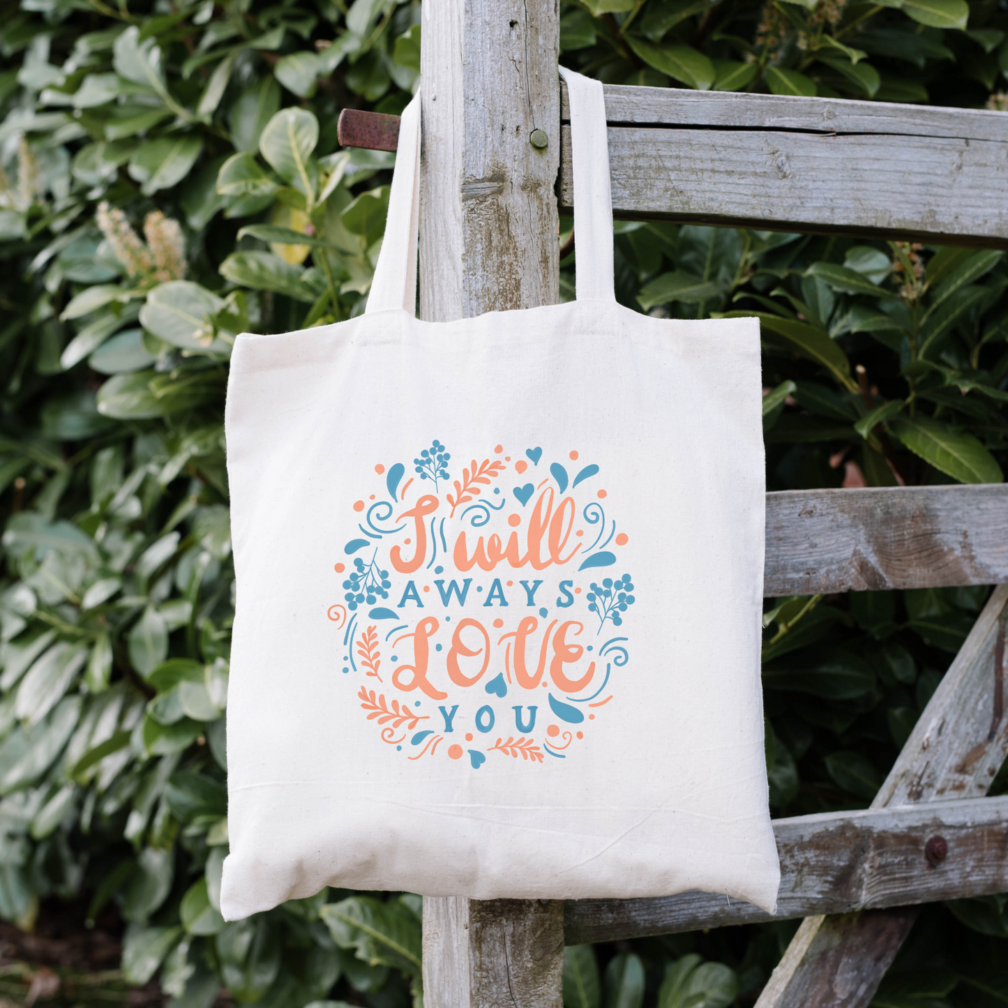 I Will Always Love You Tote Bag, Reusable Tote Bag, Valentines Day Tote Bag