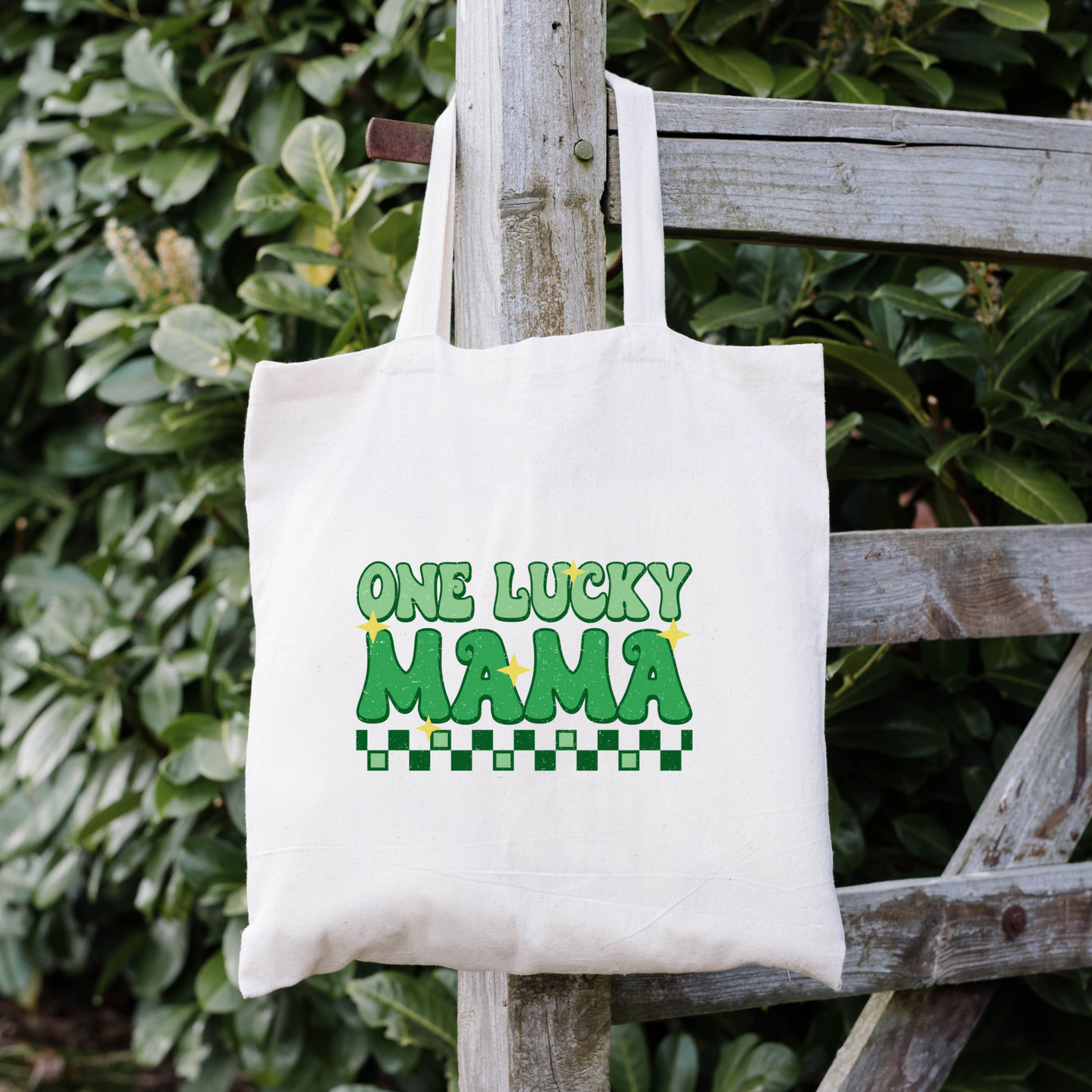 One Lucky Mama Tote Bag, Reusable Tote Bag, St Patricks Day Tote Bag