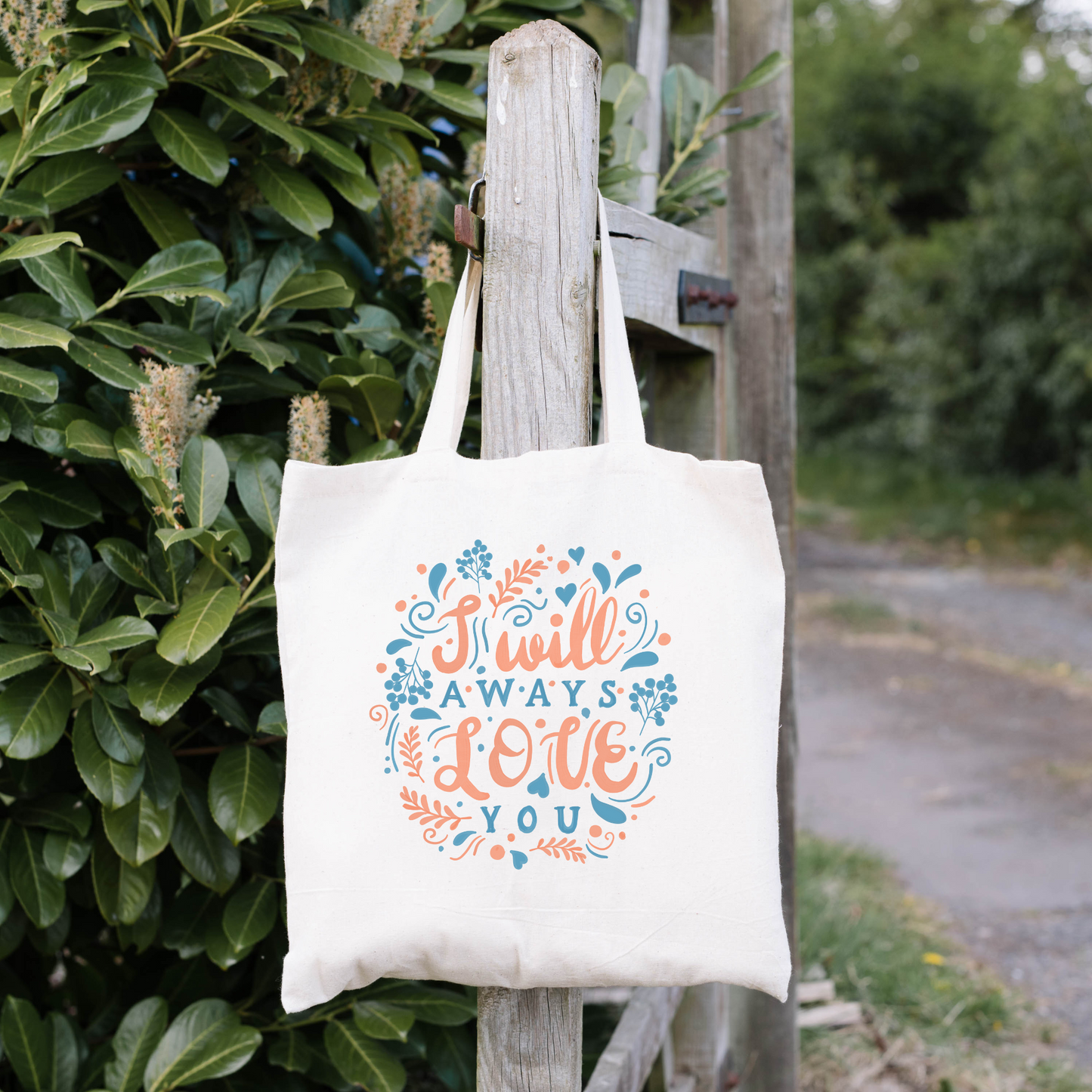 I Will Always Love You Tote Bag, Reusable Tote Bag, Valentines Day Tote Bag