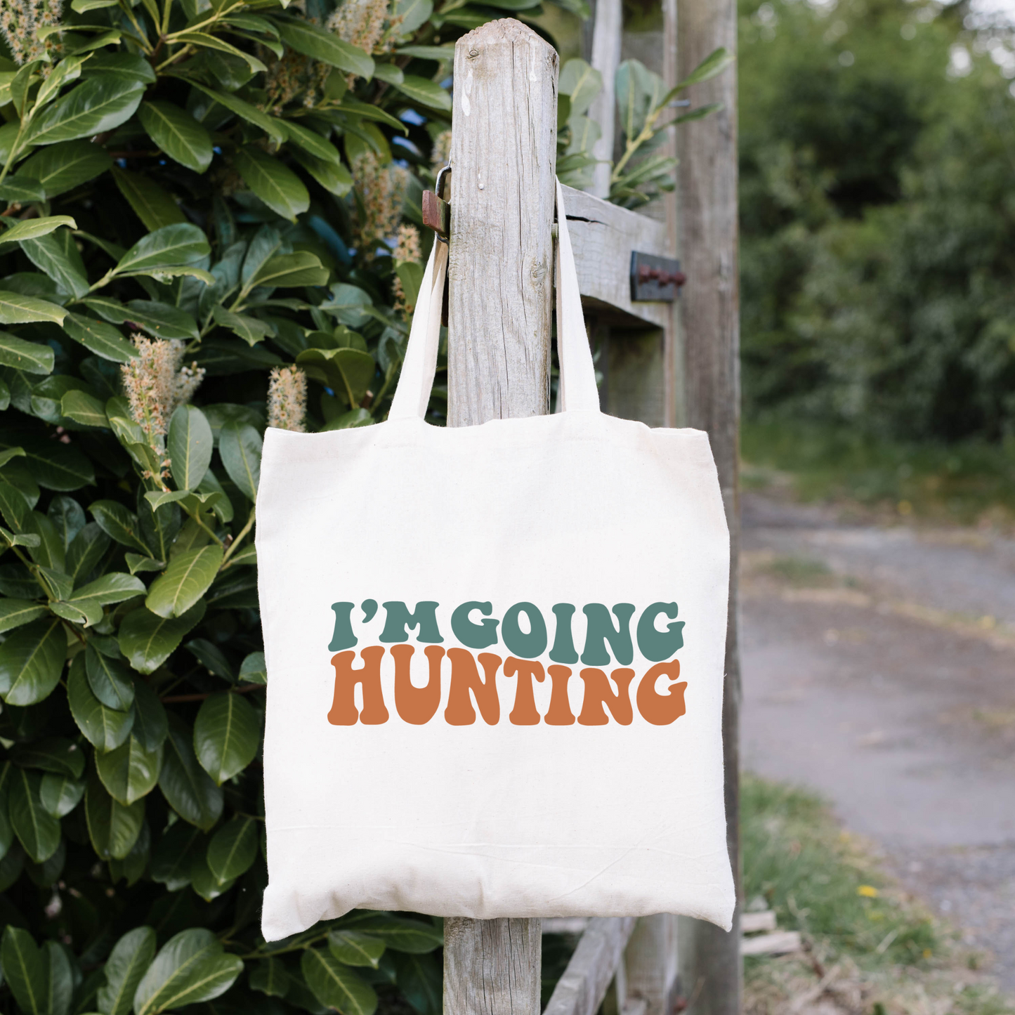 Im Going Hunting Tote Bag, Hunting Tote, Reusable Bag, Hunting Gift Tote Bag