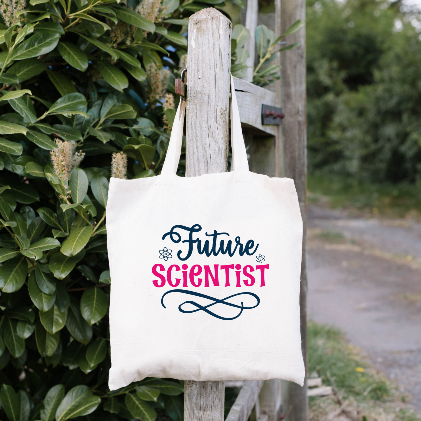 Future Scientist Tote Bag, Reusable Canvas Tote