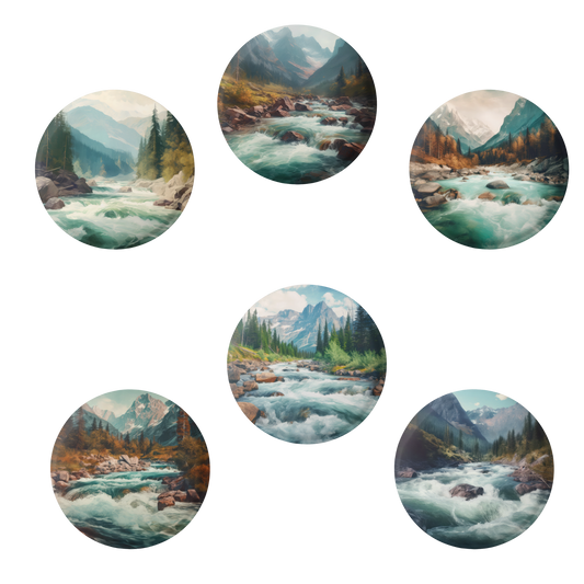 Rushing Water River Pins Mix
