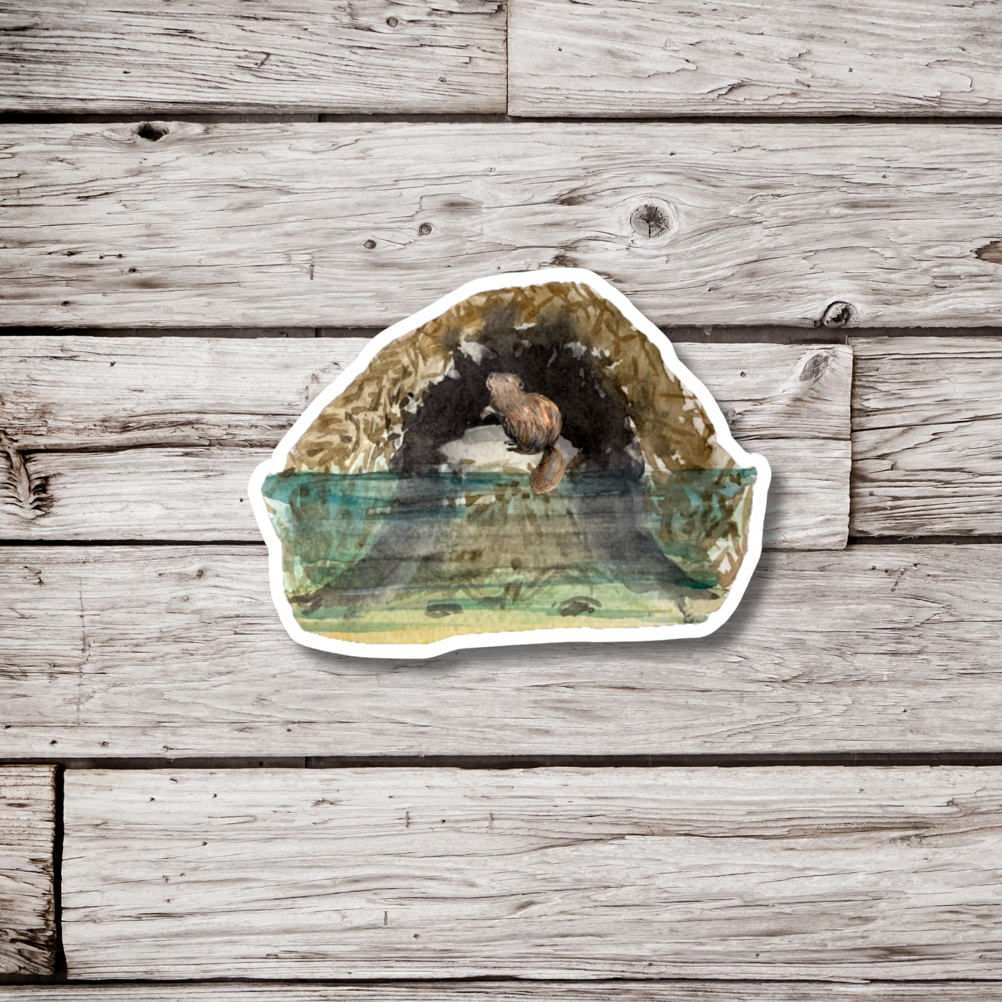 Beaver Lodge Sticker