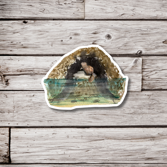 Beaver Lodge Sticker