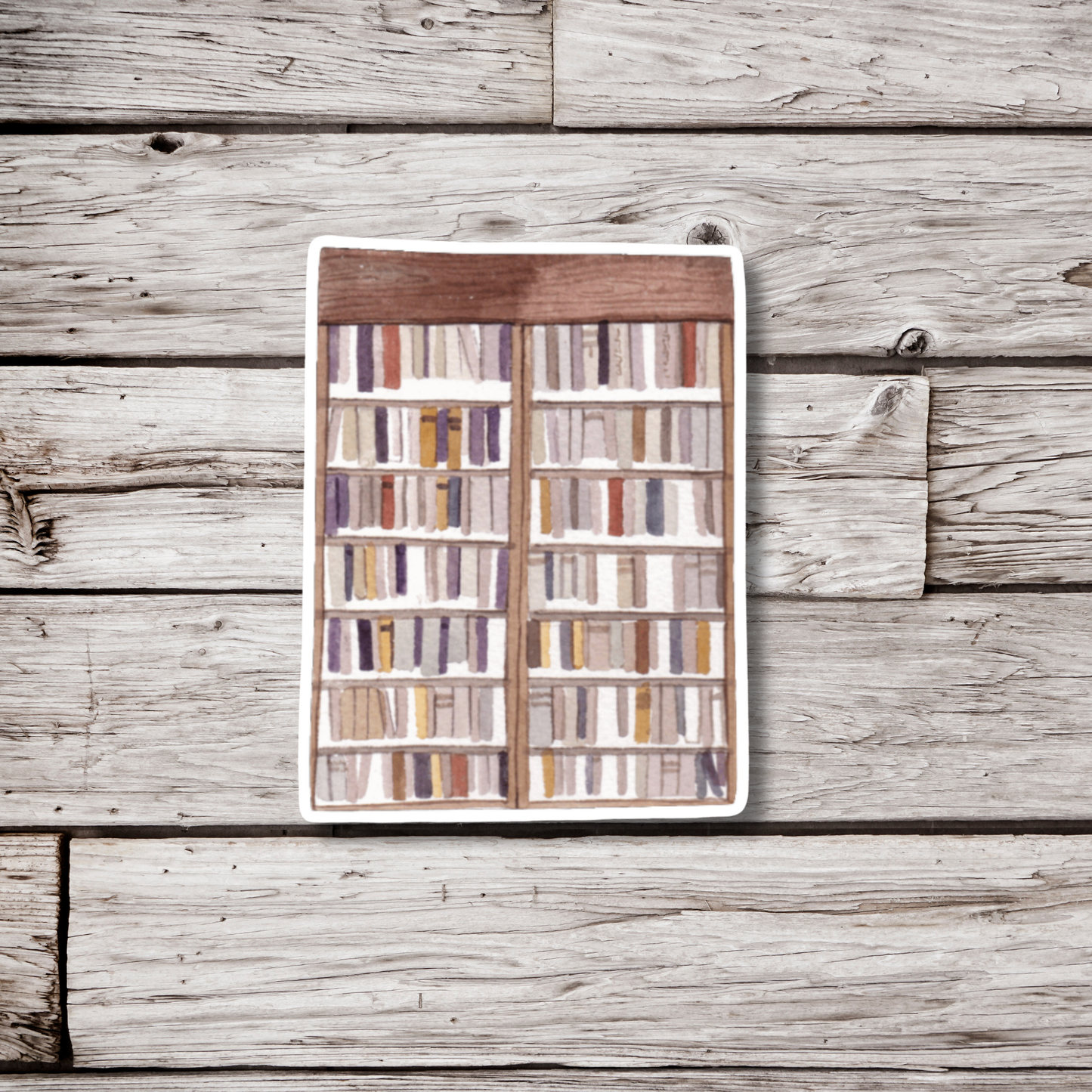 Bookshelf Sticker