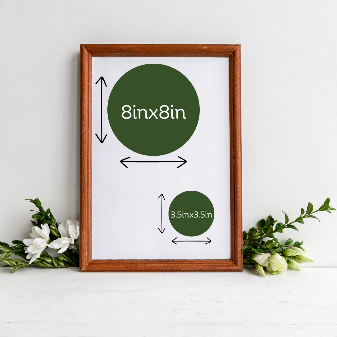 Fall Lake Stained Glass Window Cling