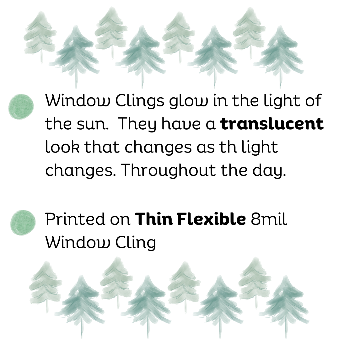 Rose Stained Glass Window Cling