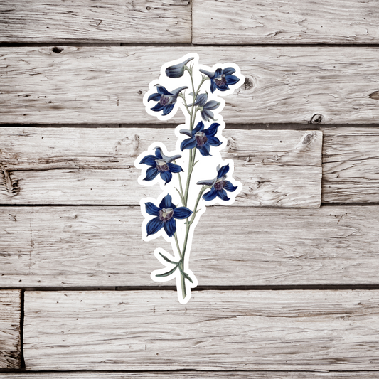 Delphinium Sticker