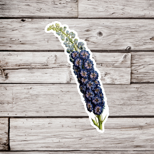 Delphinium Sticker