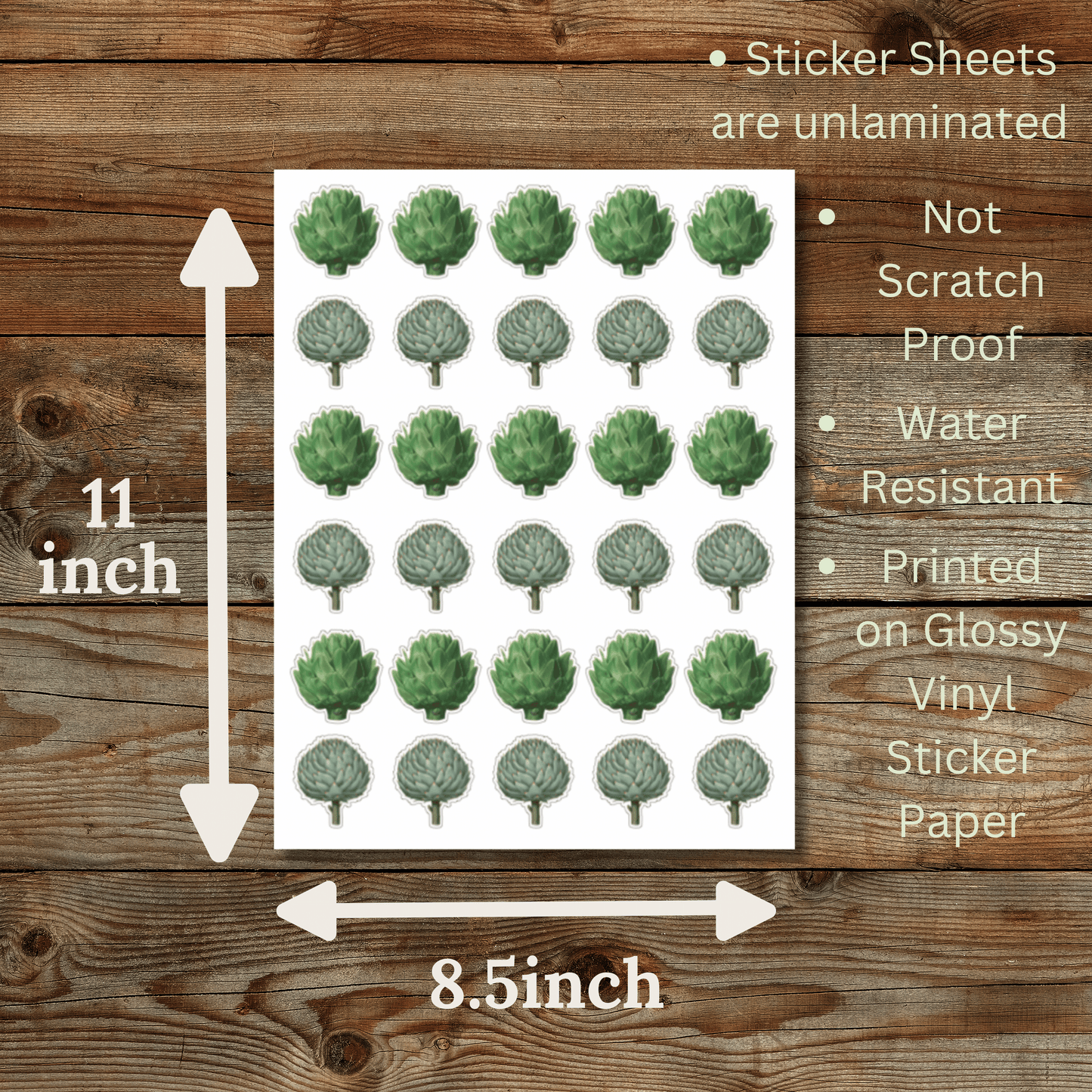 Artichoke Sticker Sheet