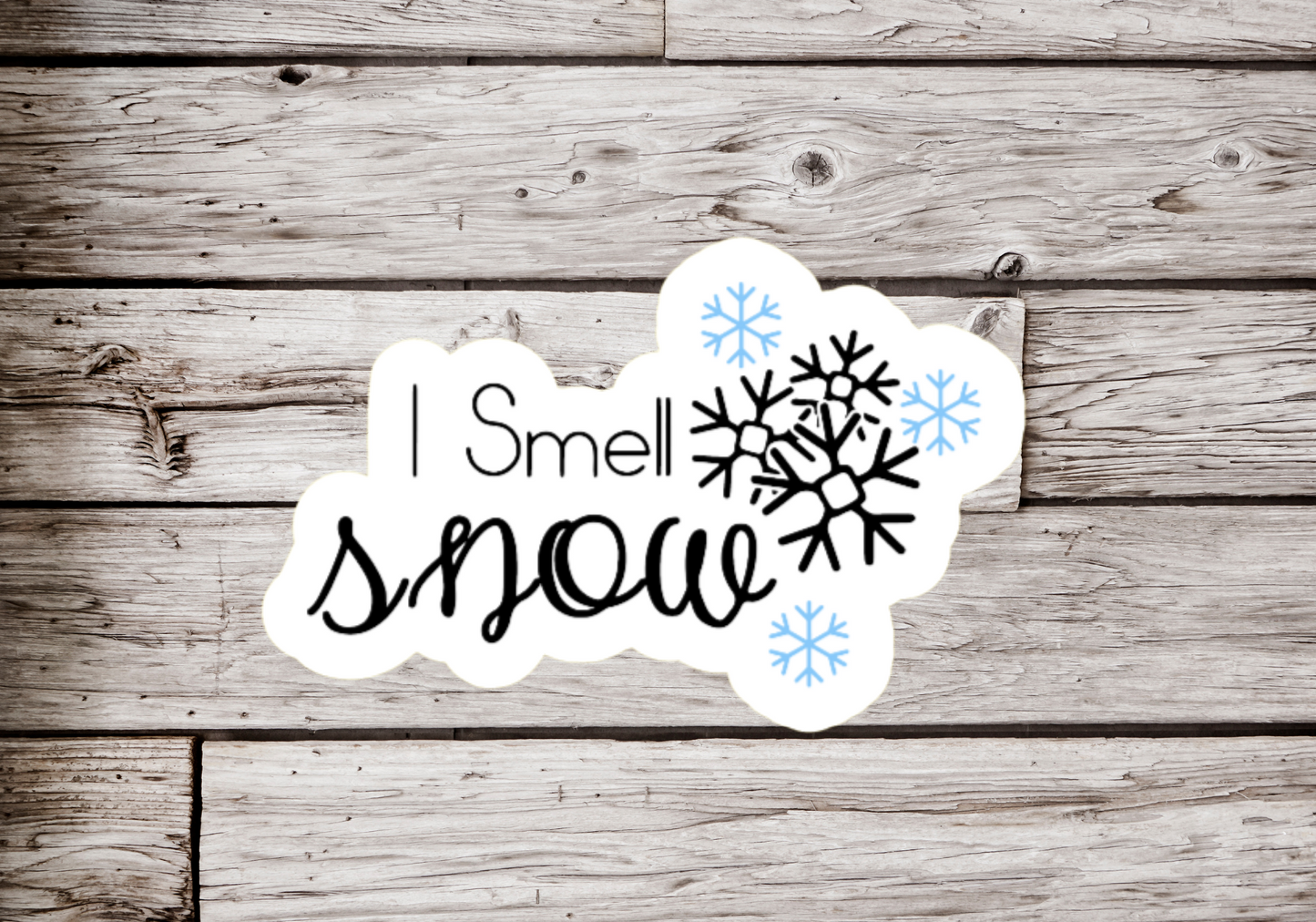 I Smell Snow Sticker