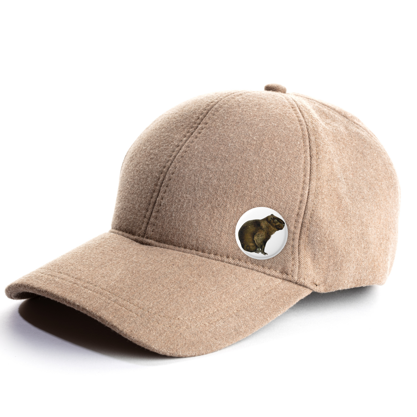 Capybara Pin Back Button, Magnet, Keychain