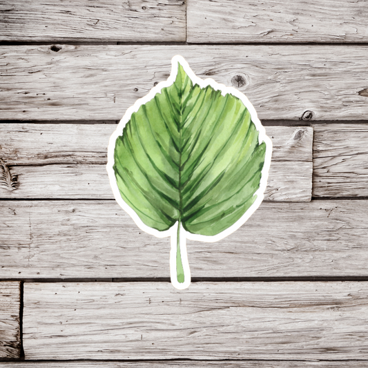 Hazel Leaf Sticker