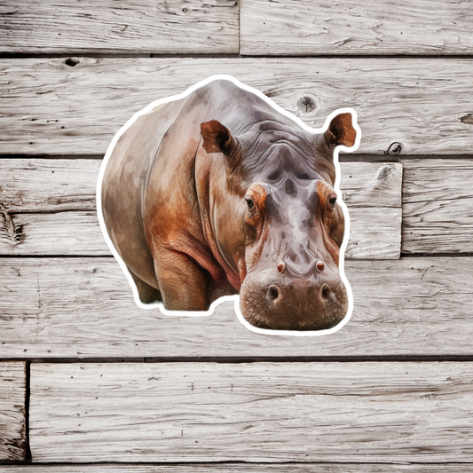 Hippopotamus Sticker