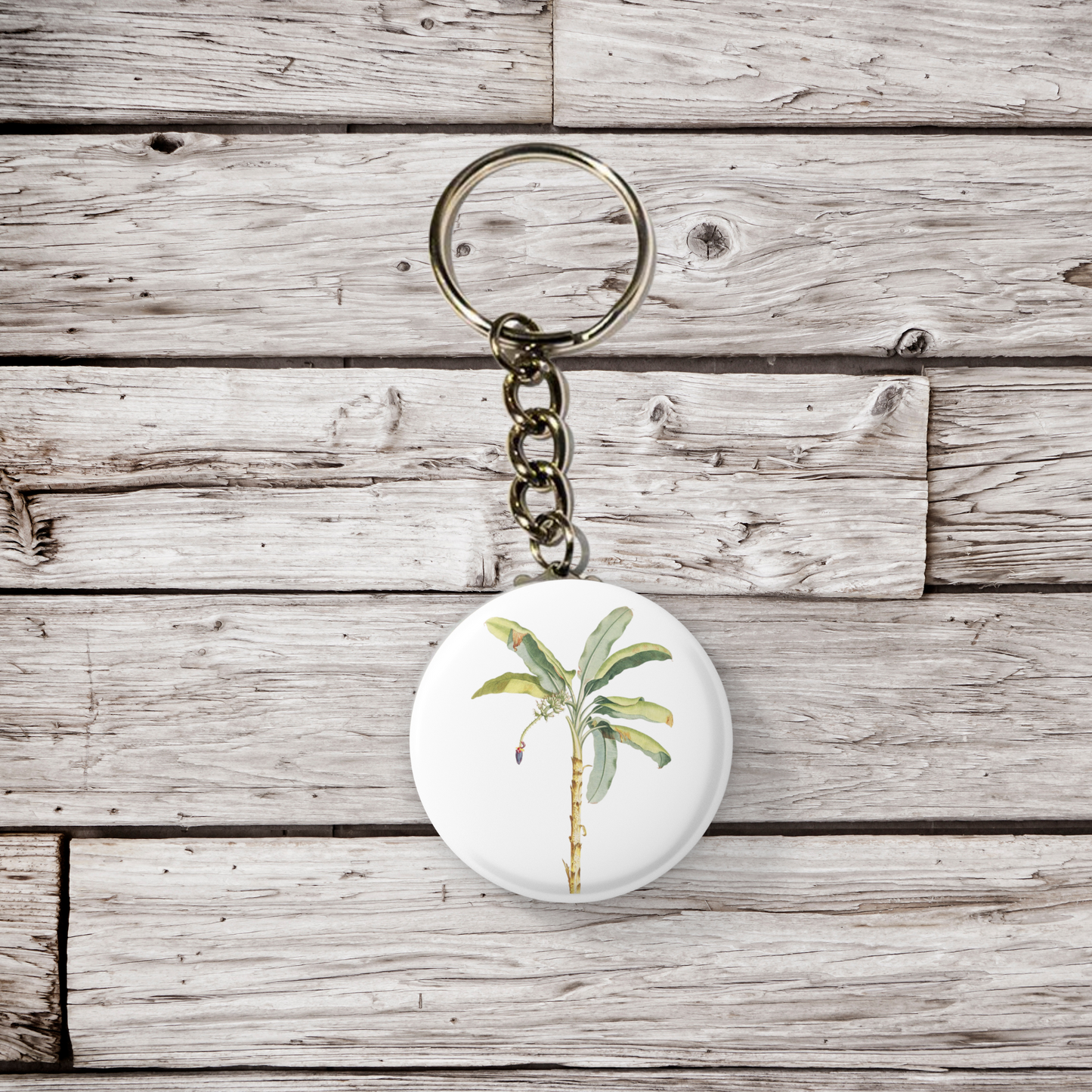 Banana Tree Pin Back Button, Magnet, Keychain