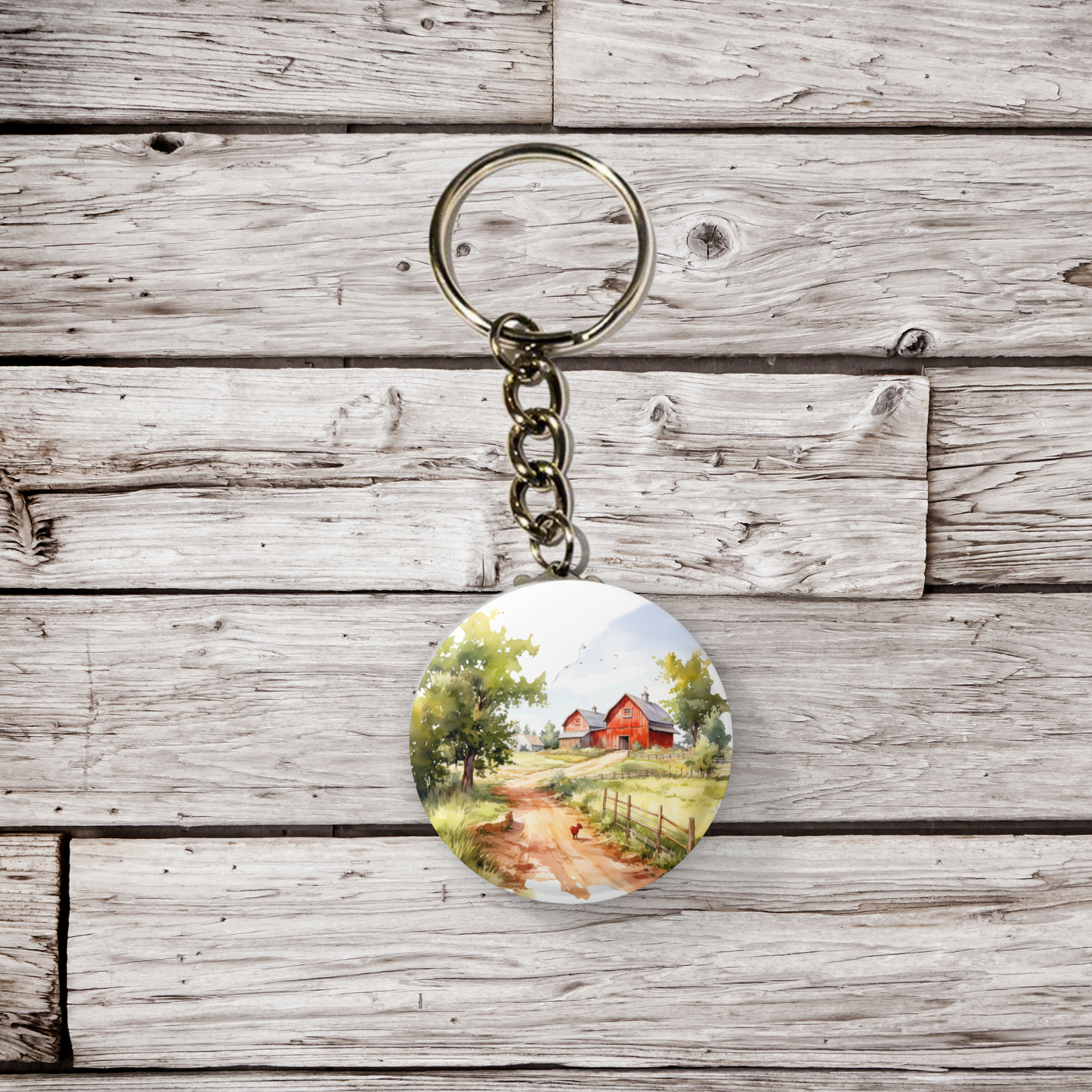 Farm 1 Pin Back Button, Magnet, Keychain